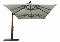 зонт cадовый двойной бежевый gardenway slhu002